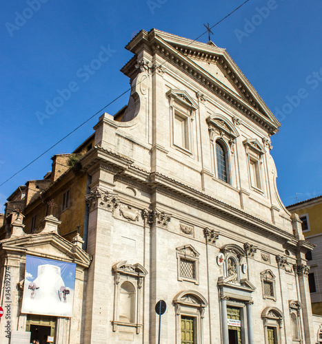 Santa Maria in Traspontina (in italian Chiesa di Santa Maria in Traspontina) Rome Italy photo