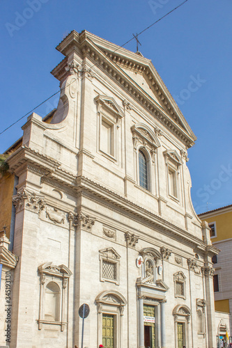 Santa Maria in Traspontina (in italian Chiesa di Santa Maria in Traspontina) Rome Italy photo