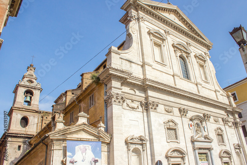 Santa Maria in Traspontina (in italian Chiesa di Santa Maria in Traspontina) Rome Italy photo