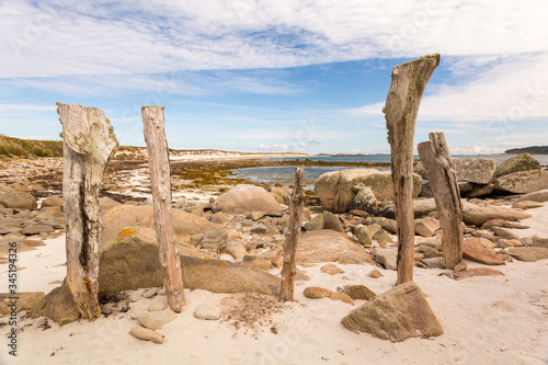 Εκτύπωση καμβά Tresco island beach isles of scilly cornwall uk