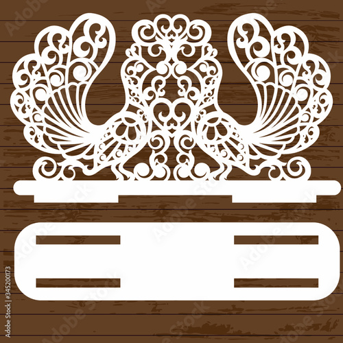 diagram of bird napkin holders