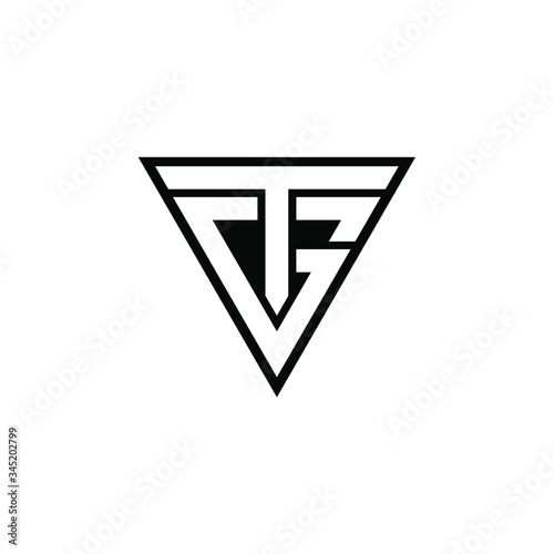 tg letter original monogram logo design