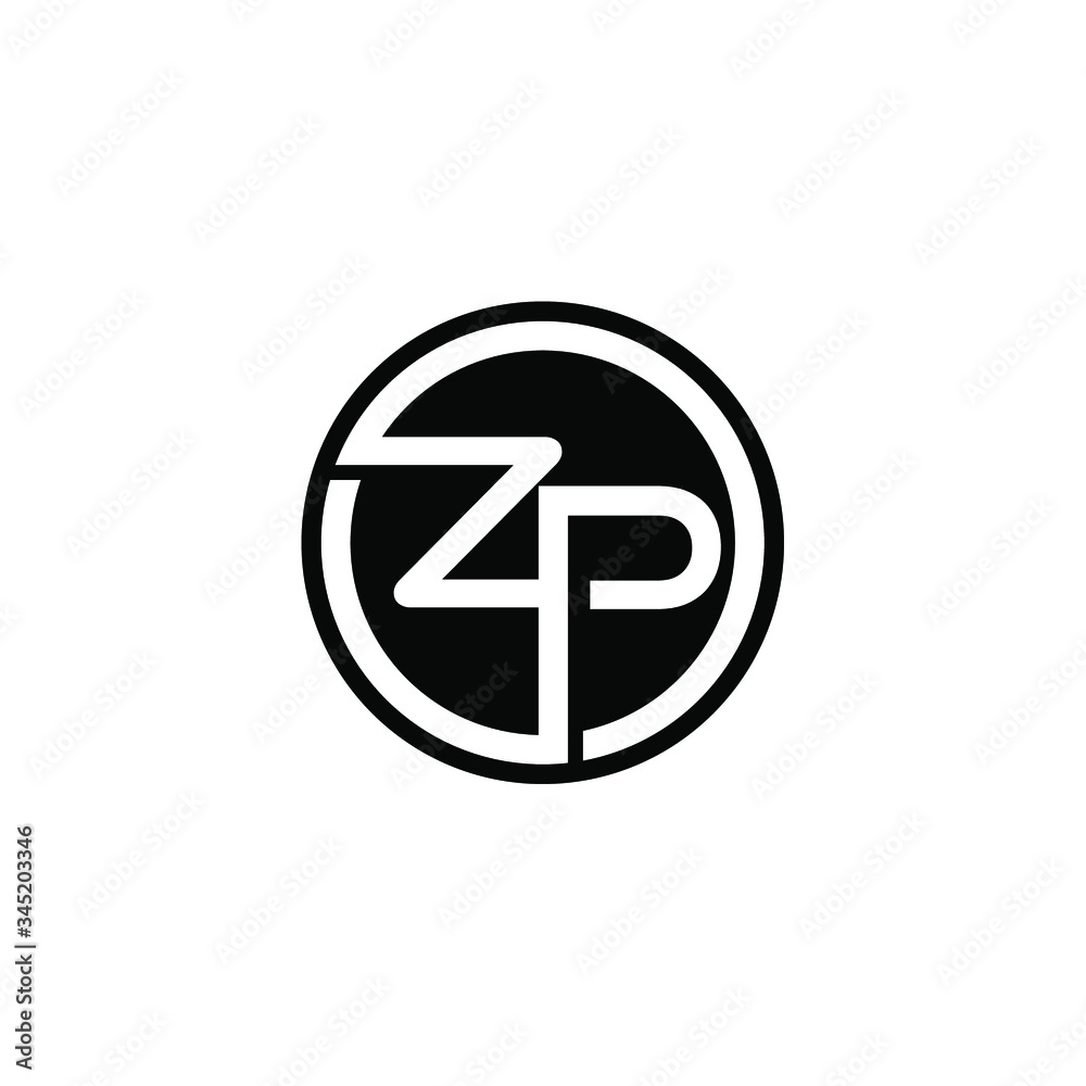 zp letter original monogram logo design zp letter original monogram logo design
