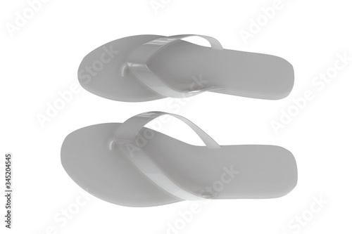 flip flop isolated on white