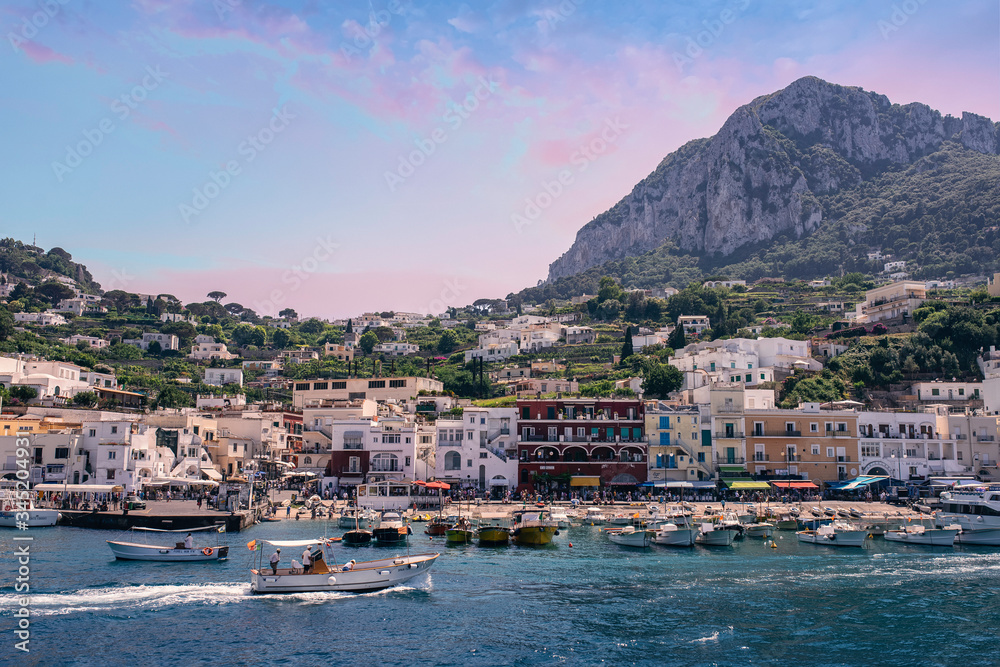 Life boils on Capri, Italy