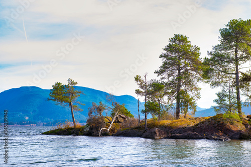 View of Gordon Bay Park in Cowichan Lake, Vancouver Island © roxxyphotos