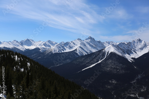 View of Canadian Rockies in Banff from Sulphur Mountain, Canada © MarciaNakagawa