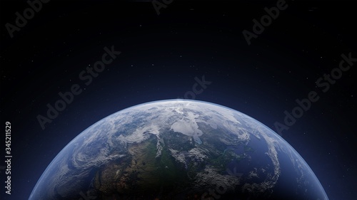 Earth from space photo