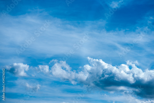 Nice blue sky with white clouds