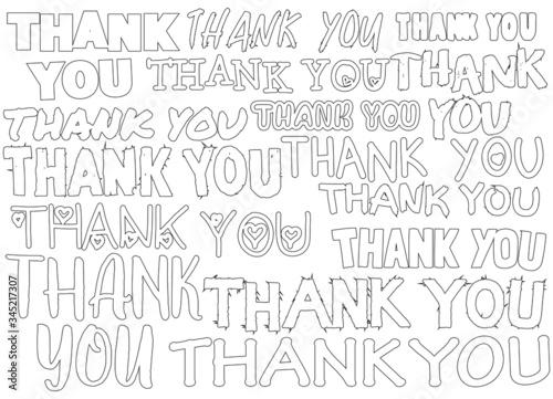 Collection of thank you text © jessicagirvan