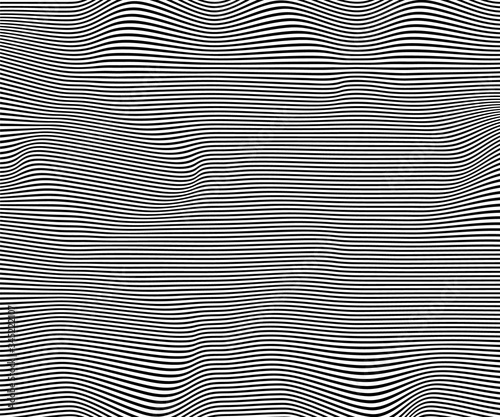 Wave Stripe Background - simple texture for your design. EPS10 vector © bebuntoon