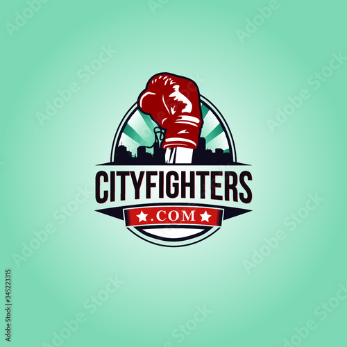 Diseño de Logotipo de Club de Boxeo 
