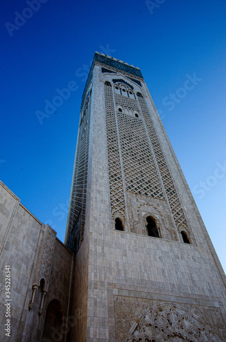 tower hassan ii mosque casablanca morocco