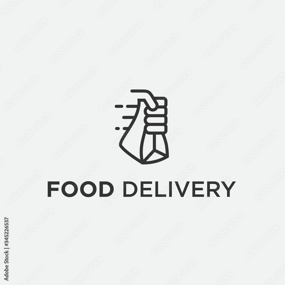 food delivery logo / food vector