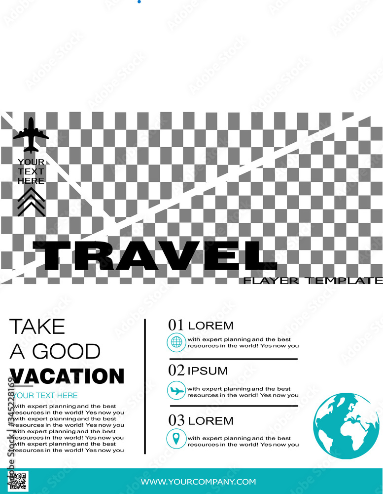 pamphlet travel holiday fun moderen