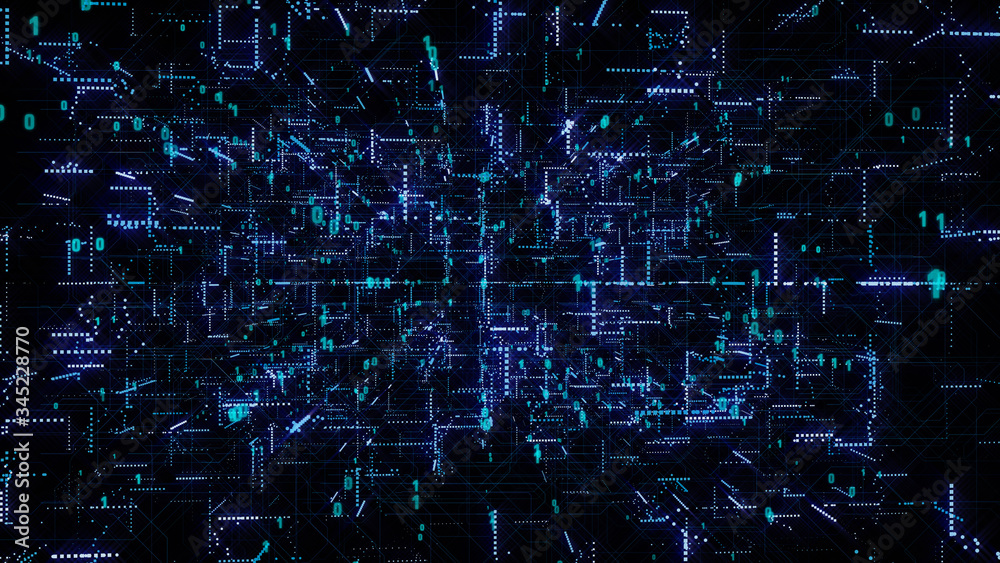 Abstract Futuristic Big Data Dot Structure Background Technology. Complex Data Graphic Visulization In Global Communication Network Illustration. Abstract Futuristic Big Data Dot Structure Background Technology. Complex Data Graphic Visulization In Global Communication Network Illustration.