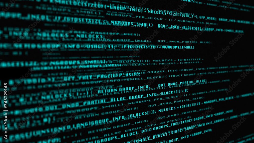 Hi Technology Hacker Simulation Digital Computer Script Software Code Illustration. Hi Technology Hacker Simulation Digital Computer Script Software Code Illustration.
