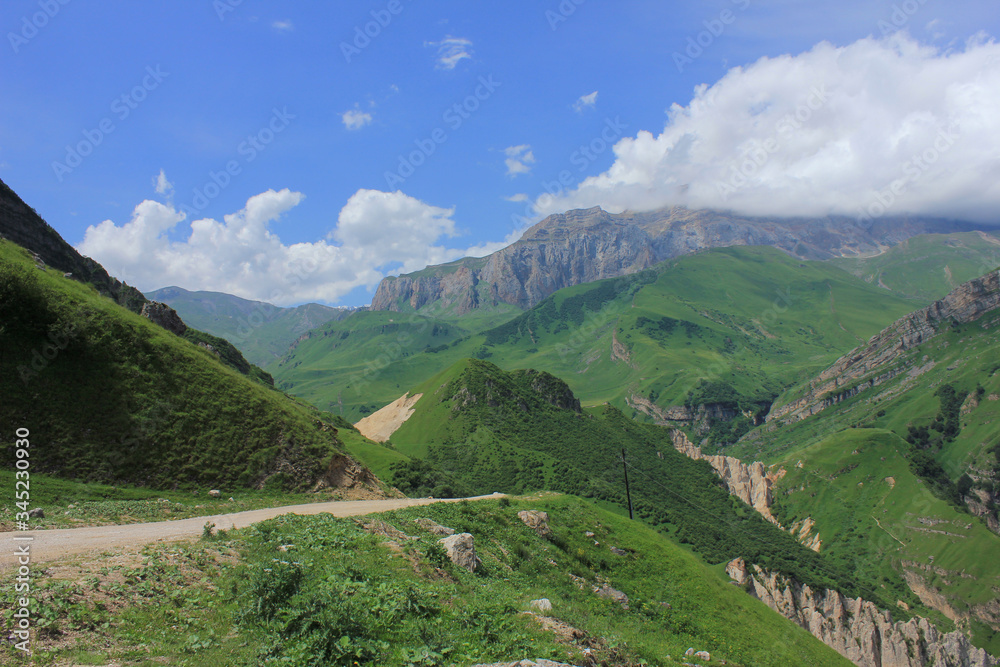 Azerbaijan. Beautiful mountains of the Caucasus.