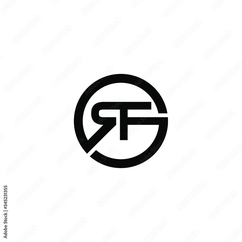 rf letter original monogram logo design rf letter original monogram logo design