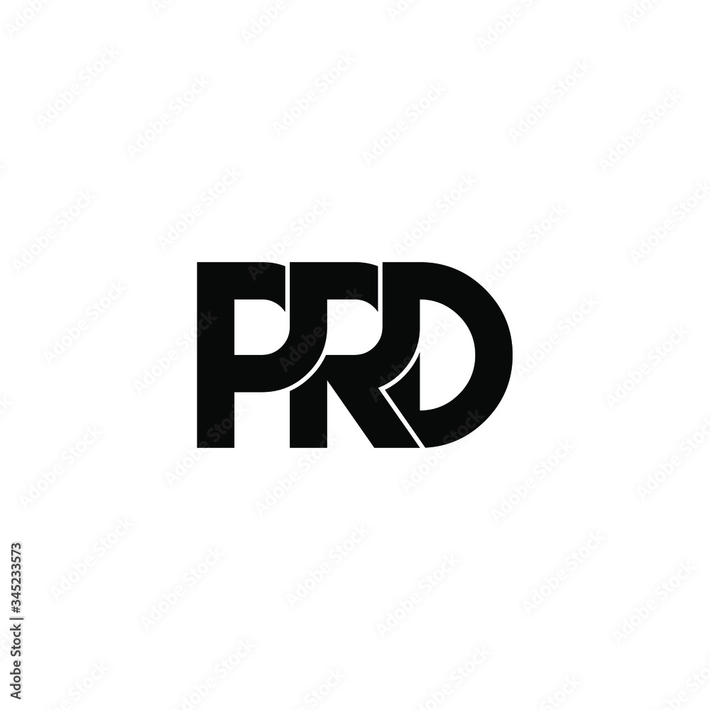 prd letter original monogram logo design Stock Vector | Adobe Stock