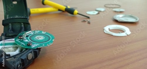 Parts and equipment watch repair.