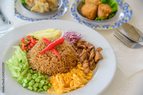 Rice Mixed with Shrimp paste.