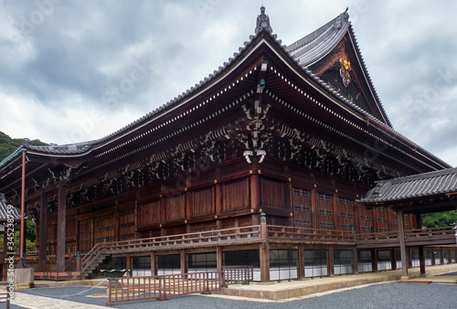 Mieido main hall of the Chion-in temple complex. Kyoto. Japan © Serg Zastavkin