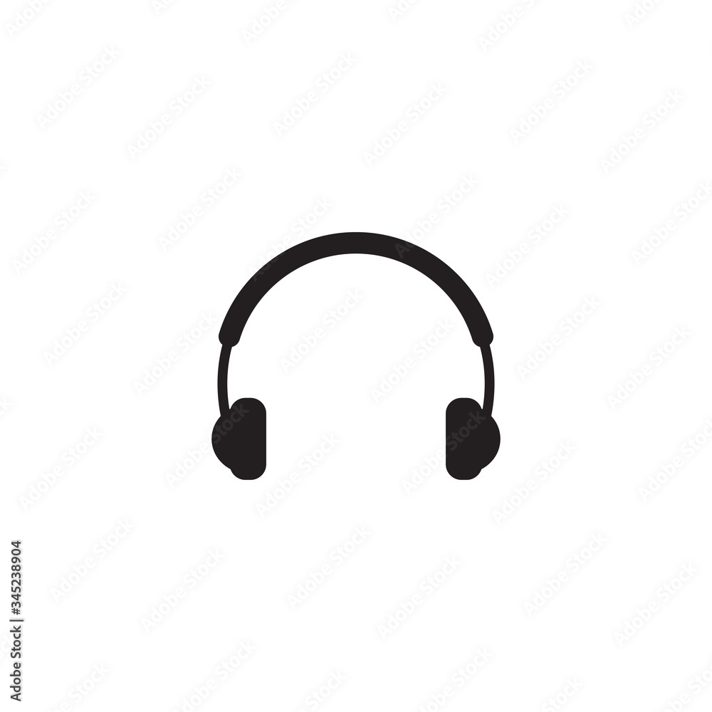 Microphone and Headphones icon logo vector Microphone and Headphones icon logo vector