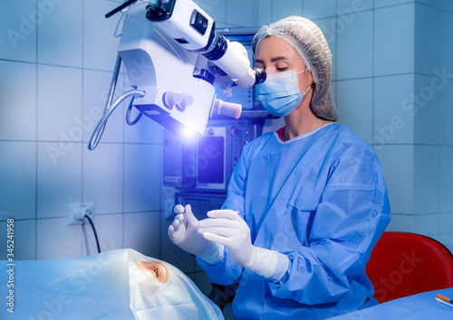 Obraz na płótnie Eye surgery
