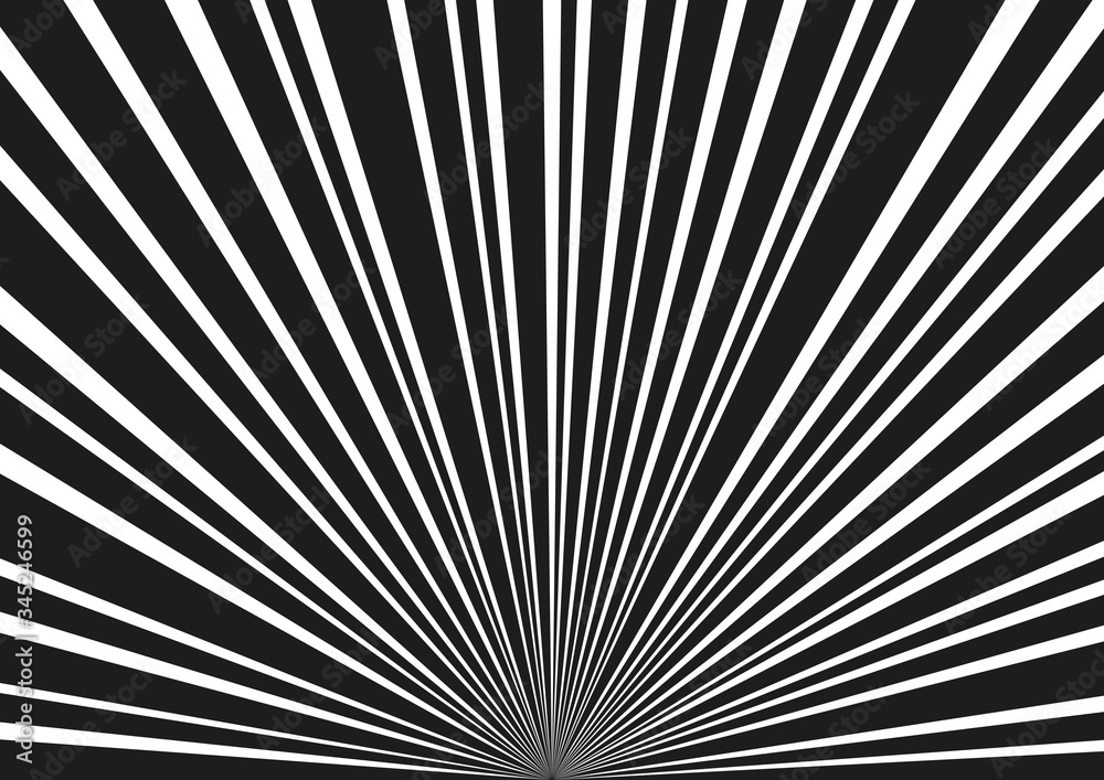 Obraz premium 集中線