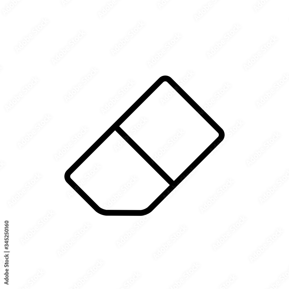 Eraser Icon Design Vector Template Eraser Icon Design Vector Template