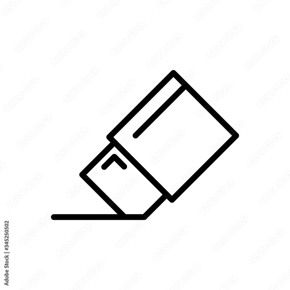 Eraser Icon Design Vector Template Eraser Icon Design Vector Template