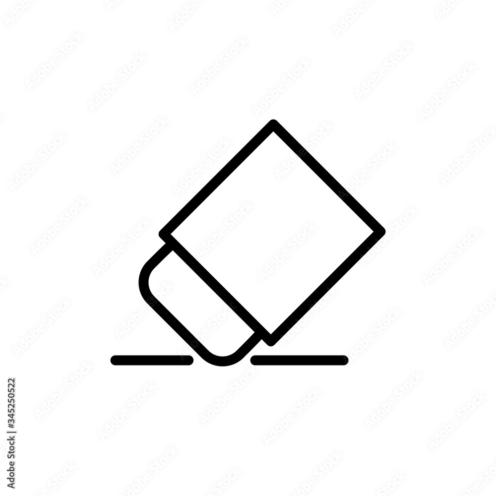 Eraser Icon Design Vector Template Eraser Icon Design Vector Template