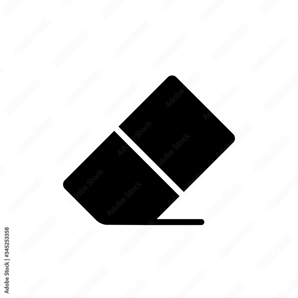 Eraser Icon Design Vector Template Eraser Icon Design Vector Template