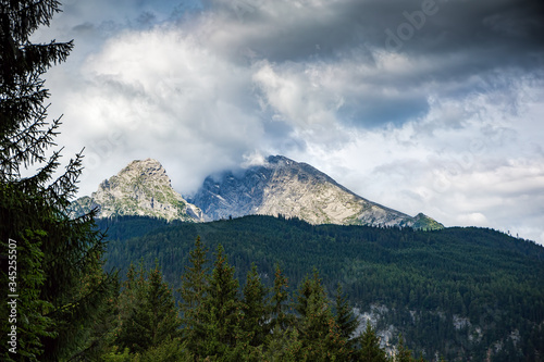The Mountain Watzmann at the Berchtesgadener Land.
