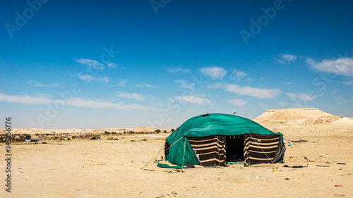A small hut in Desert Area - Al Sarar Saudi Arabia.