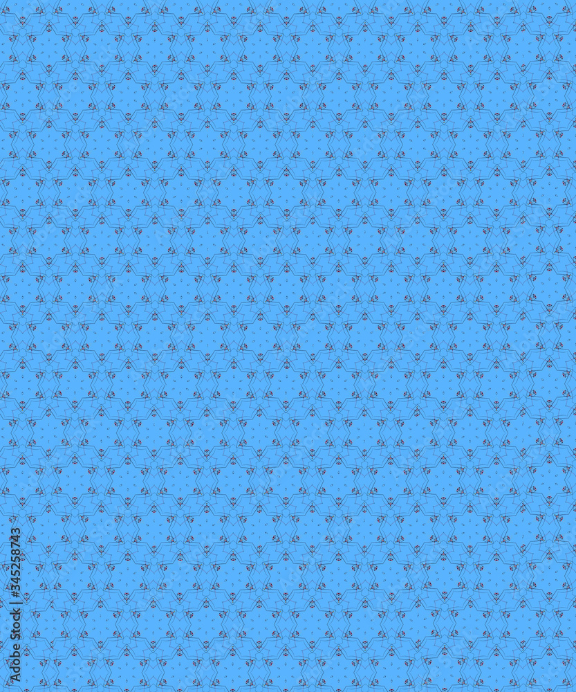 Graphic modern pattern, blue texture background