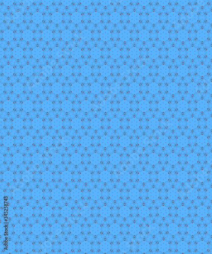 Graphic modern pattern, blue texture background