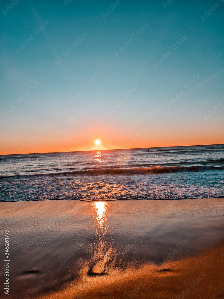 Fototapeta premium sunset on the beach