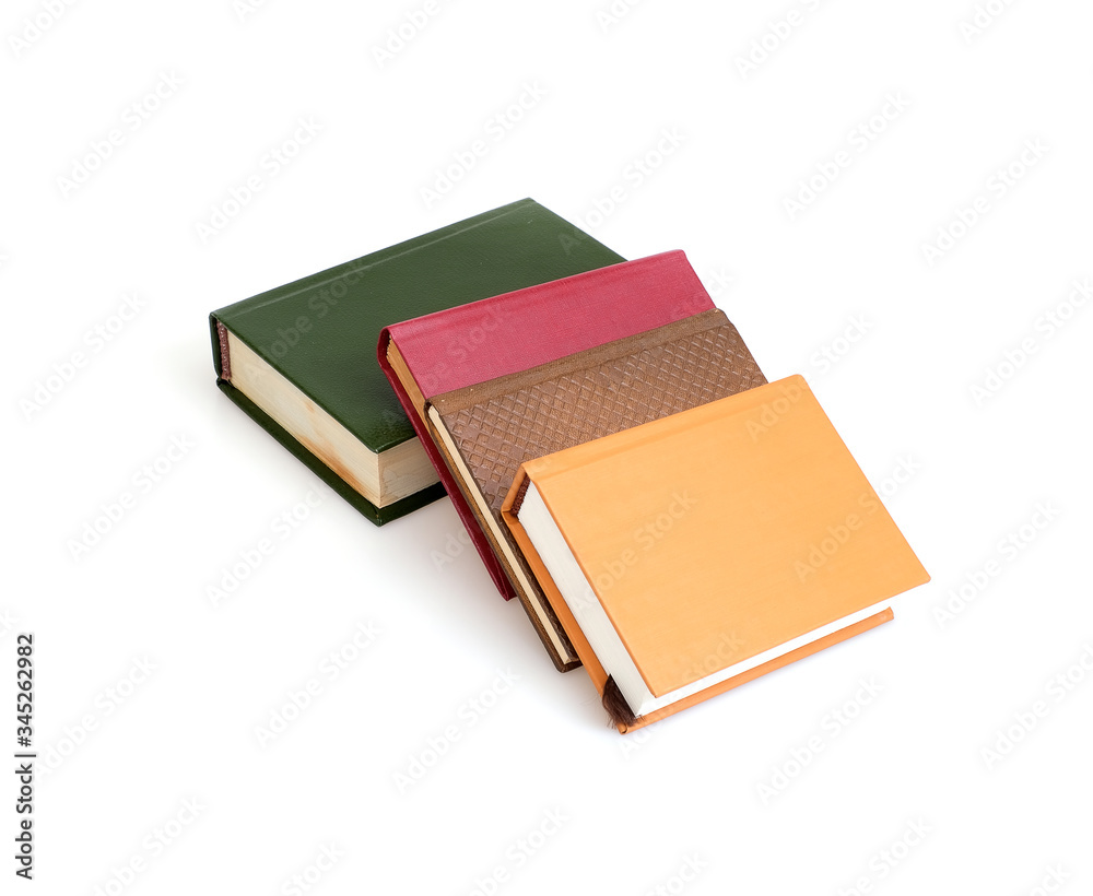 Stack of books isolated on a white background Stack of books isolated on a white background