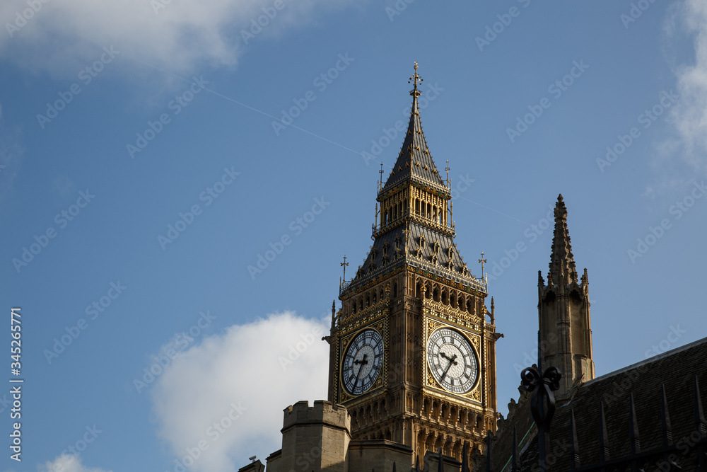 Big Ben, Elizabeth Tower, Westminster, London, UK, day