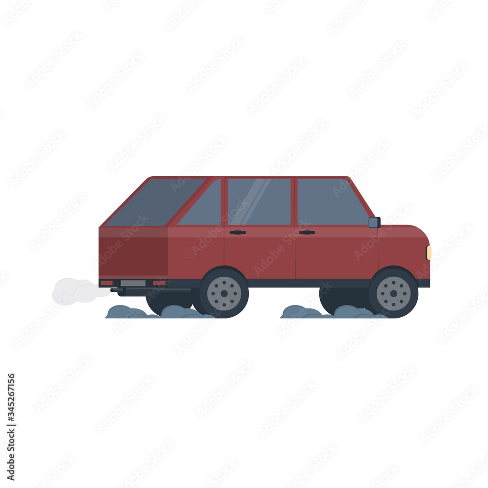 Passenger car. Vehicle. Vector illustration Passenger car. Vehicle. Vector illustration