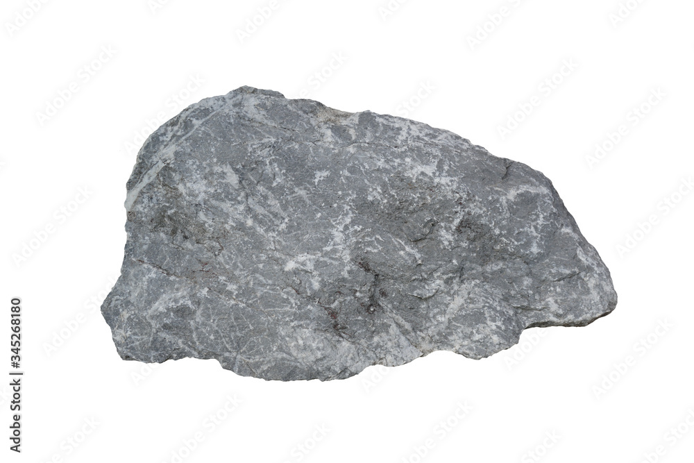 Macro shooting of limestone rock isolated on white background. Macro shooting of limestone rock isolated on white background.