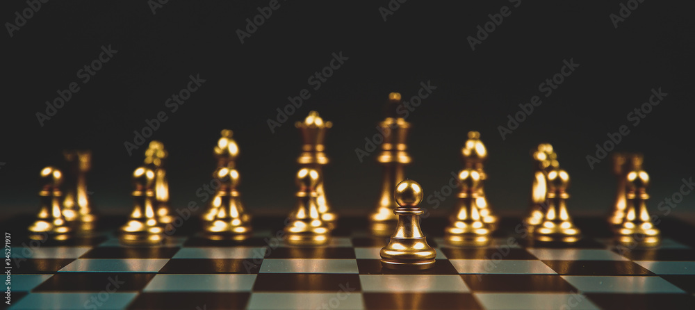 Chess that came out of the line Concept of business Strategic plan and teamwork management. Chess that came out of the line Concept of business Strategic plan and teamwork management.