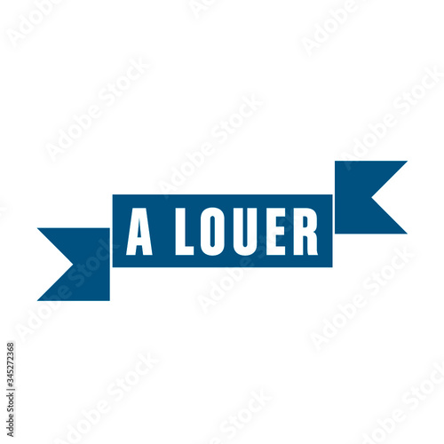 bannière - étiquette à louer