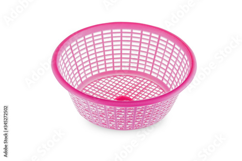 Basket plastic isolated