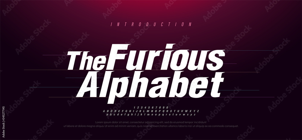 fast and furious logo font