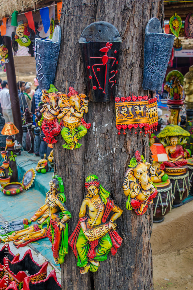 Colorful Mattel items from Surajkund handicraft fair
