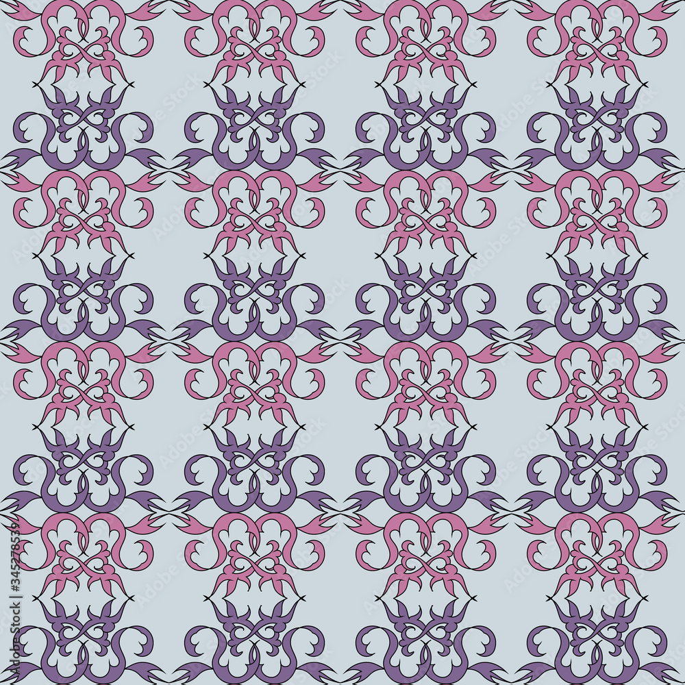 Obraz premium seamless abstract background in lilac tones