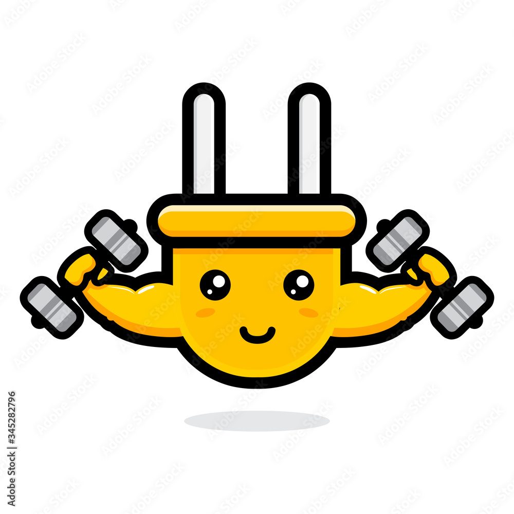 Fototapeta premium design vector electric jack strong